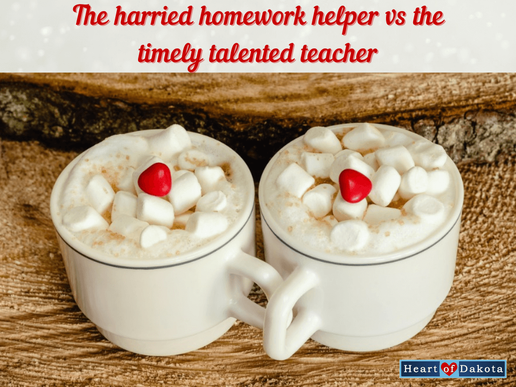 Read more about the article Be the timely talented teacher by day, instead of the harried homework helper by night!