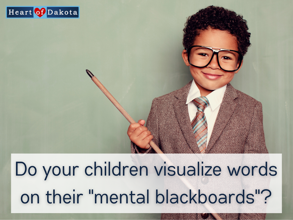 Read more about the article Do your children visualize words on their “mental blackboards”?