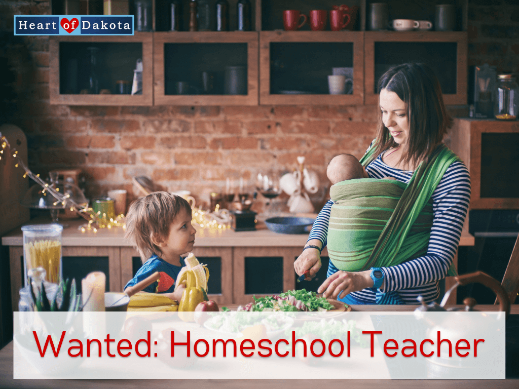 Read more about the article Wanted: Homeschool Teacher