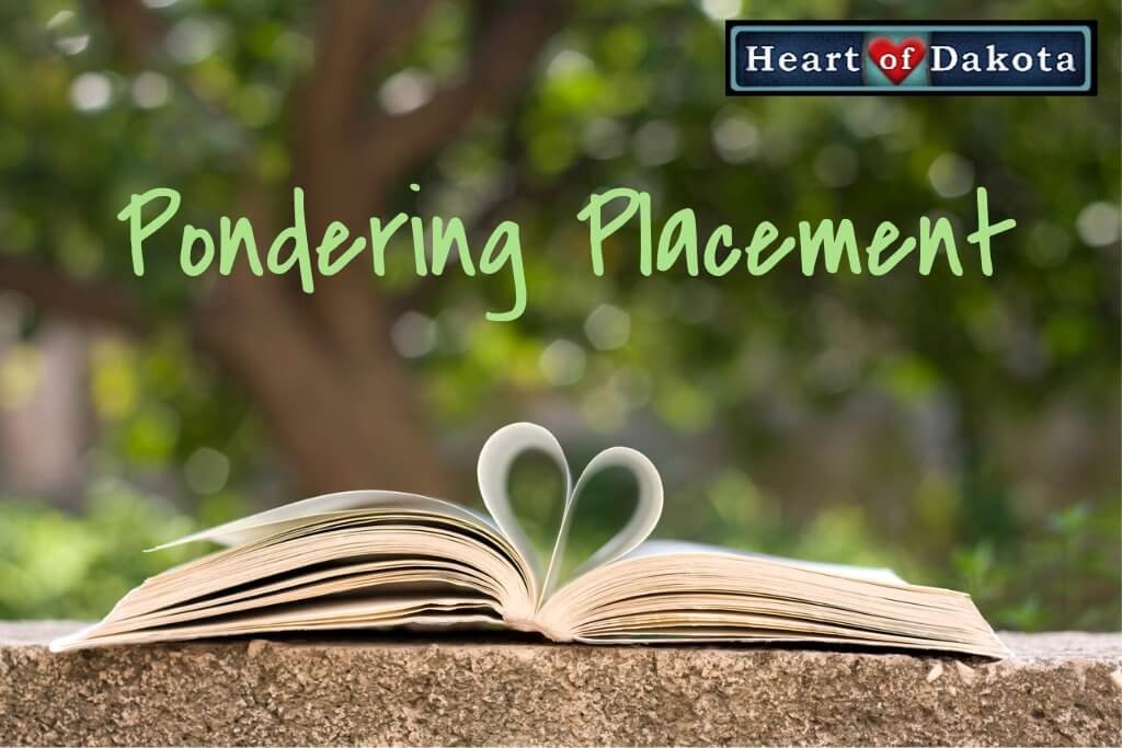 Read more about the article Guide Placement for My 5 ½ Year Old Kindergarten Son in Heart of Dakota Homeschooling