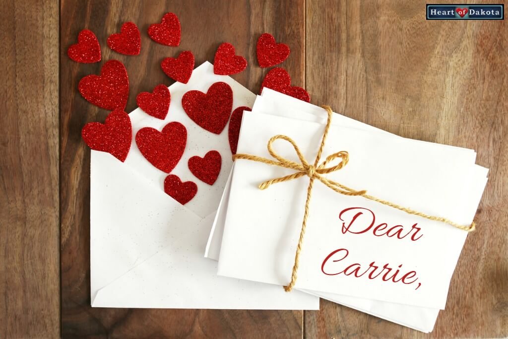 Dear Carrie Heart of Dakota Integrated Physics Chemistry