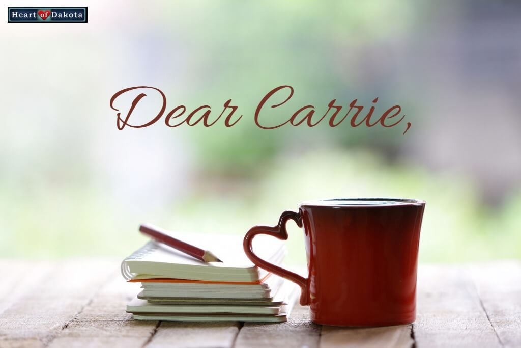 Heart of Dakota Dear Carrie Proper Noun Orally