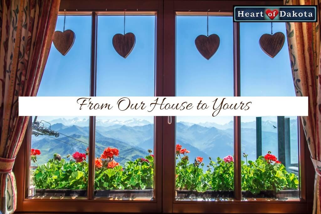 Heart of Dakota - From Our House to Yours - Setting Up for the Creation to Christ homeschool curriculum