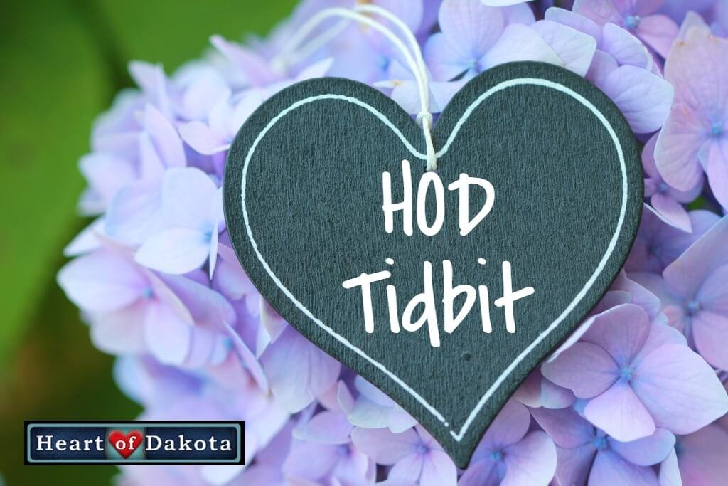 Heart of Dakota Tidbit - Rod and Staff Grammar