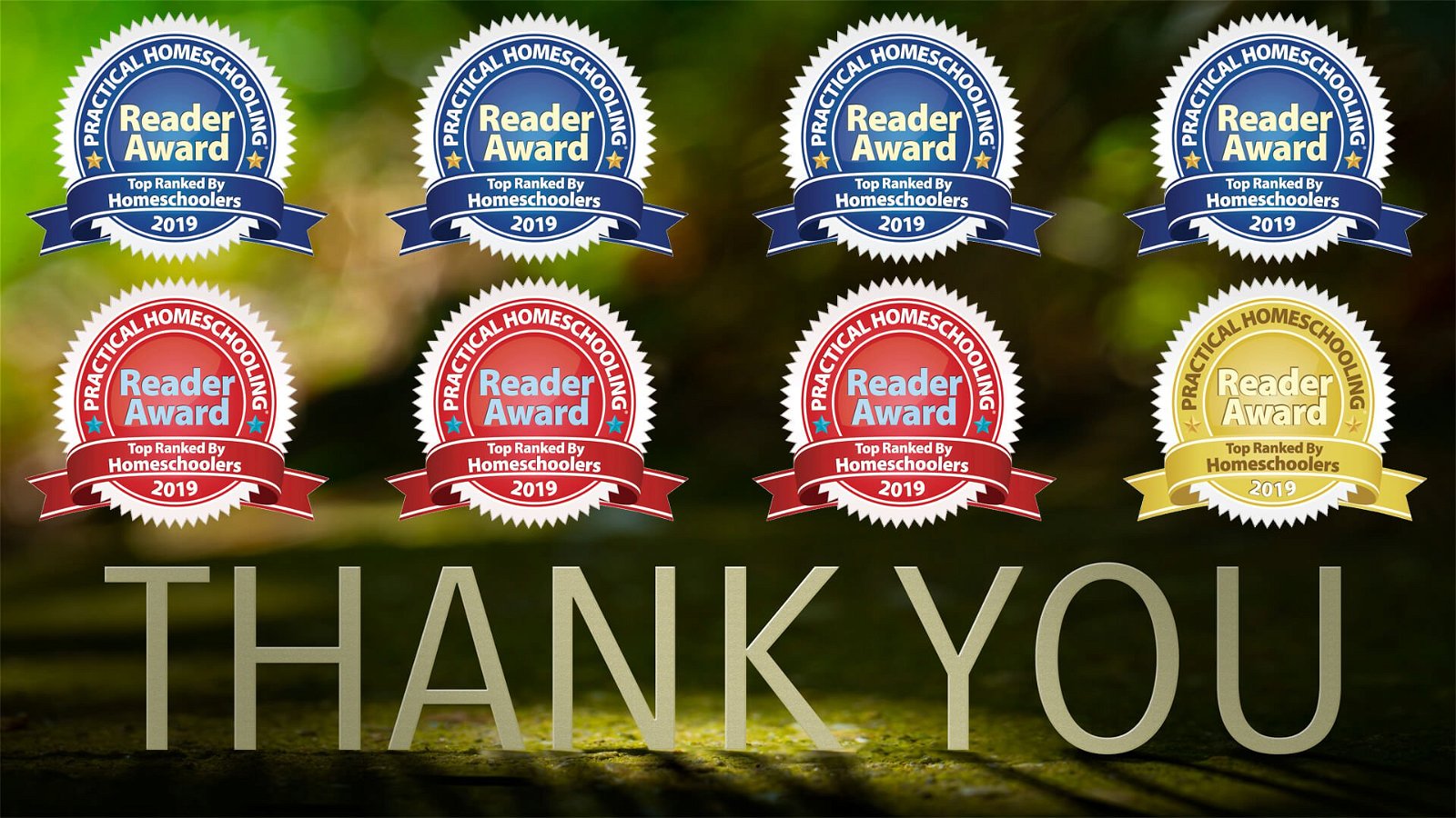 Read more about the article Thank you for voting for us in the 2019 Practical Homeschooling Awards! 