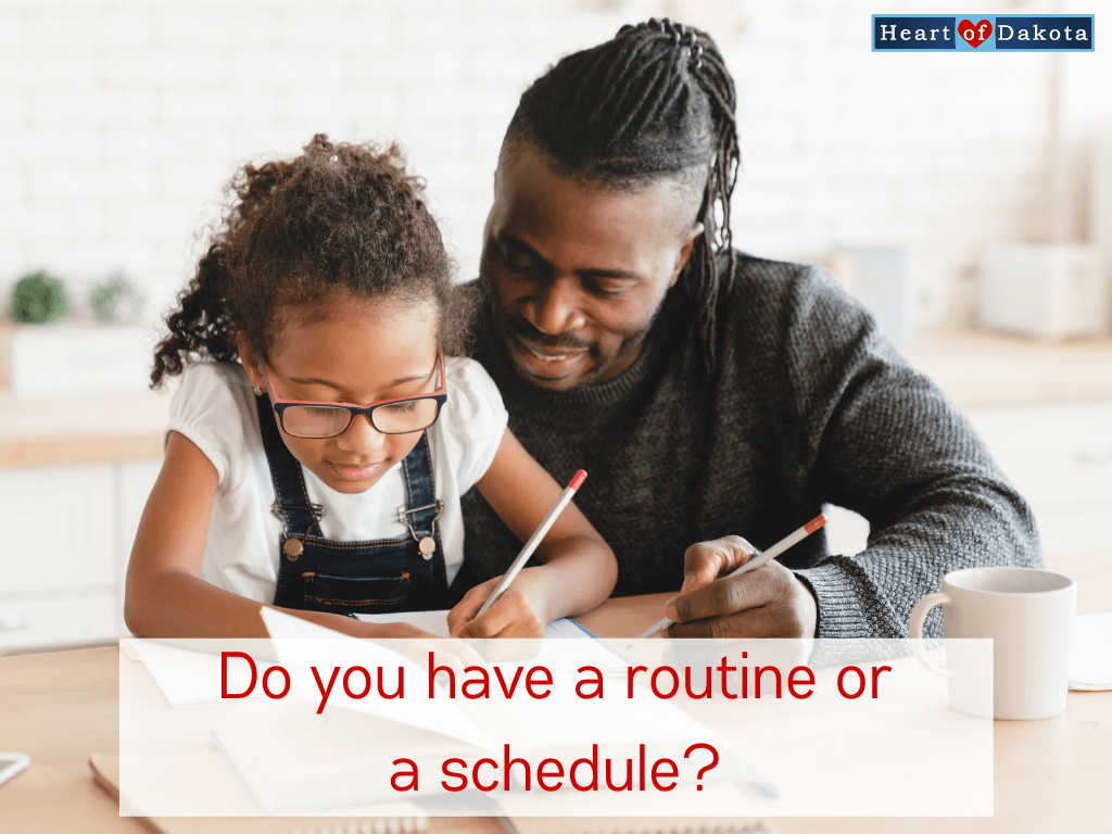 Read more about the article Do you have a routine or a schedule?