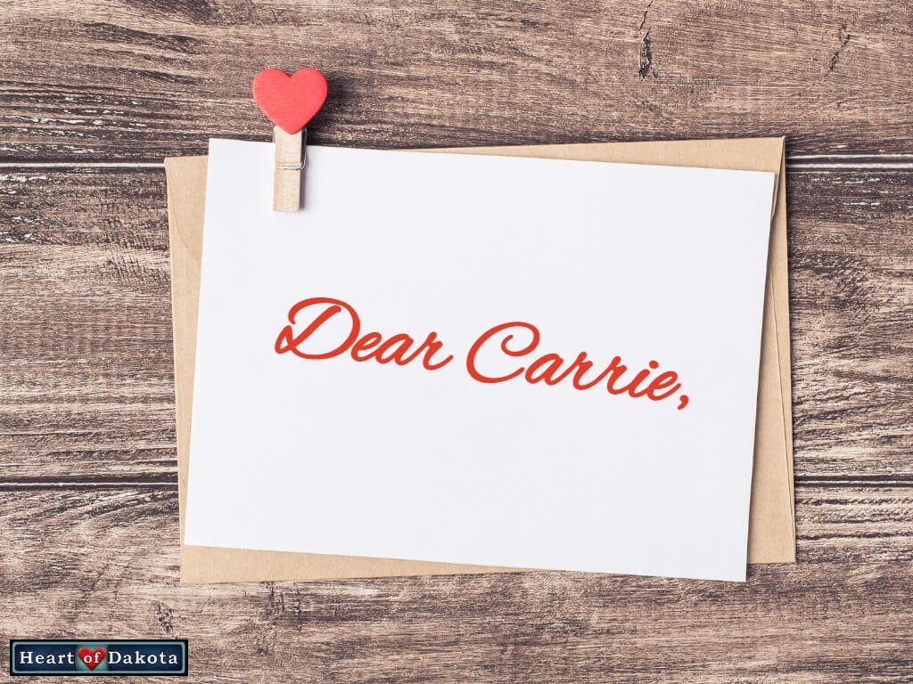 Heart of Dakota - Dear Carrie - Dr. Jay Wile Chemistry