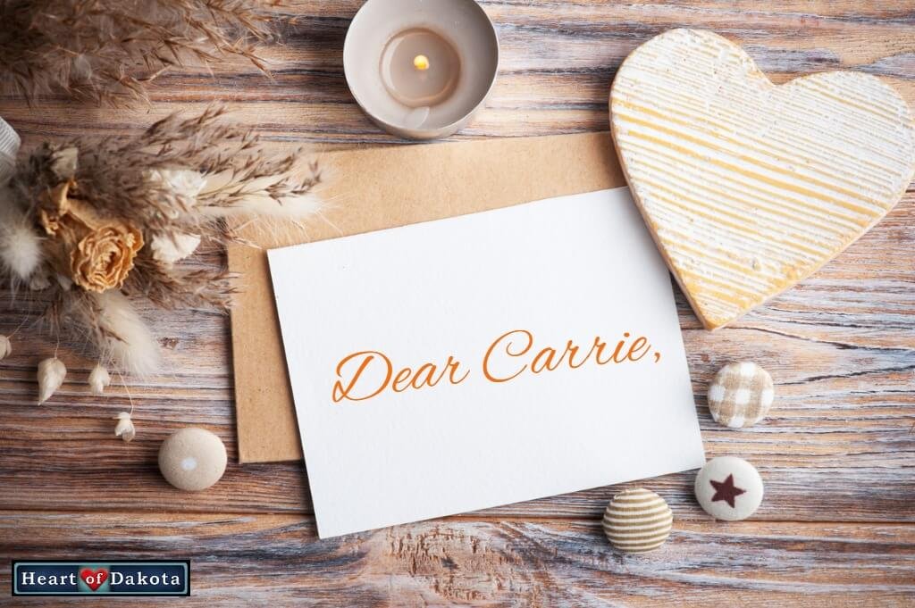 Heart of Dakota - Dear Carrie - Art Projects