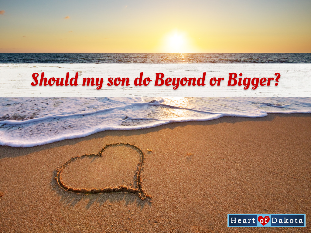 Read more about the article Should my son do Beyond or Bigger?