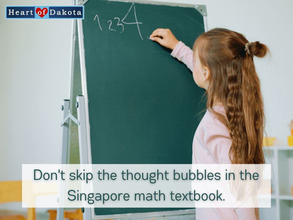 Read more about the article Don’t skip the thought bubbles in the Singapore math textbook.