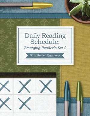 Emerging Reader’s Set 2: Daily Reading Schedule