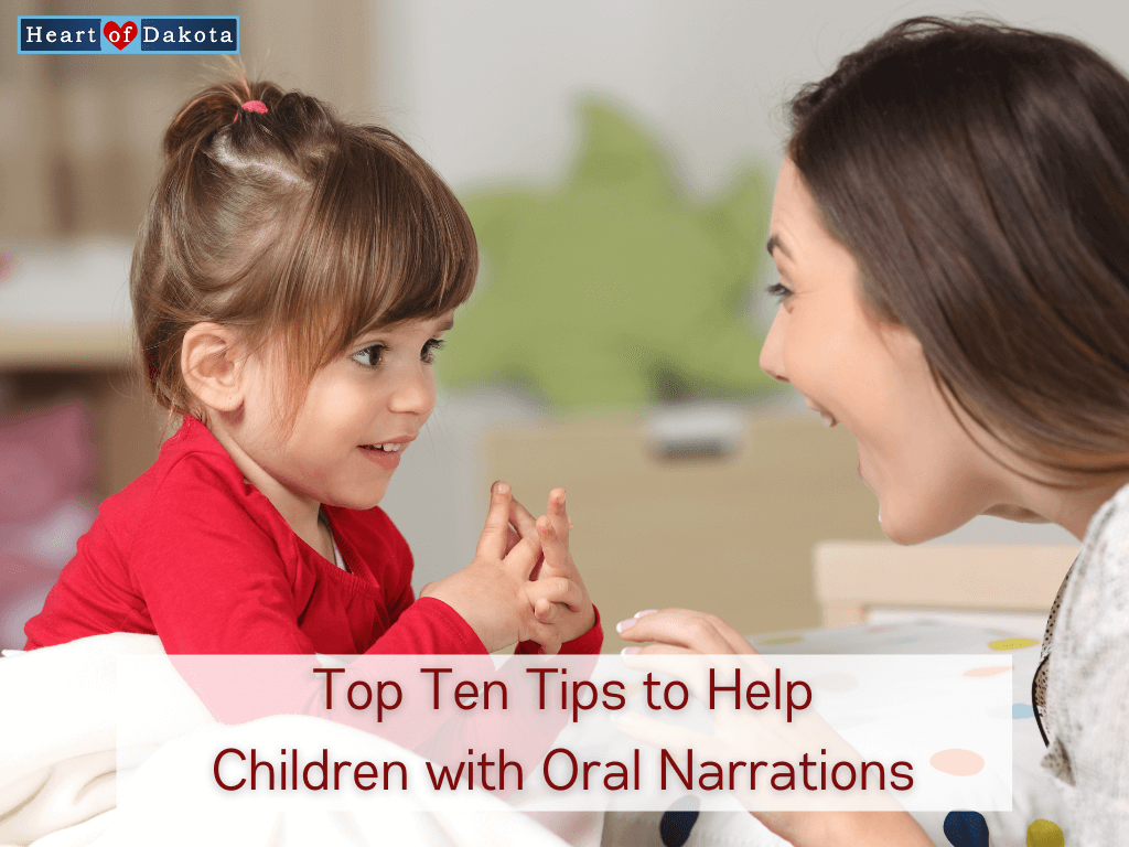 Read more about the article Top Ten Tips to Help Children with Oral Narrations