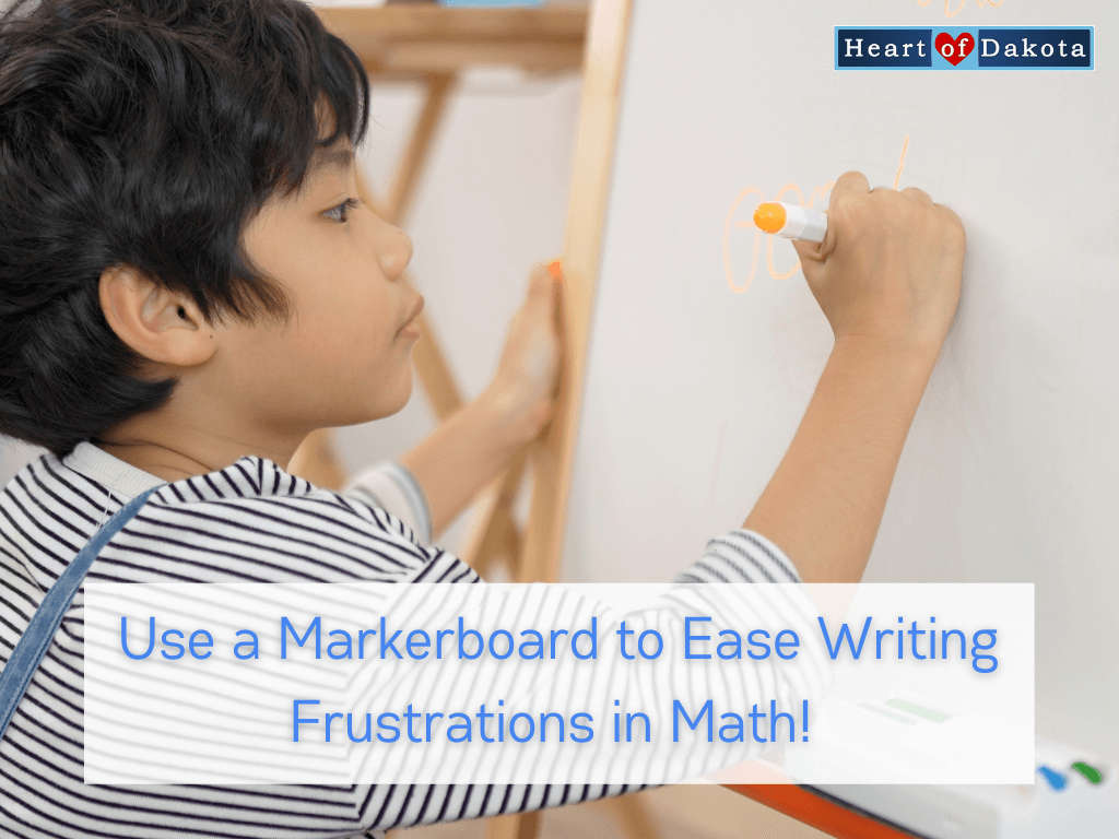 Read more about the article Use a markerboard to ease writing frustrations in math!