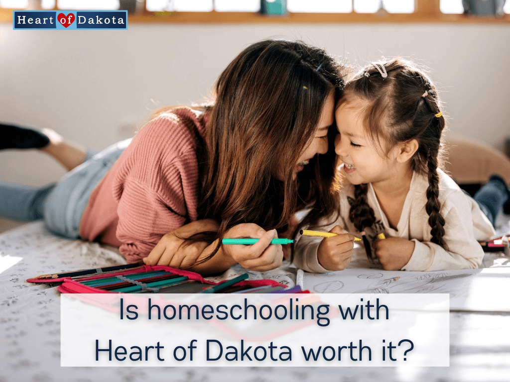 Read more about the article Is homeschooling with Heart of Dakota worth it?