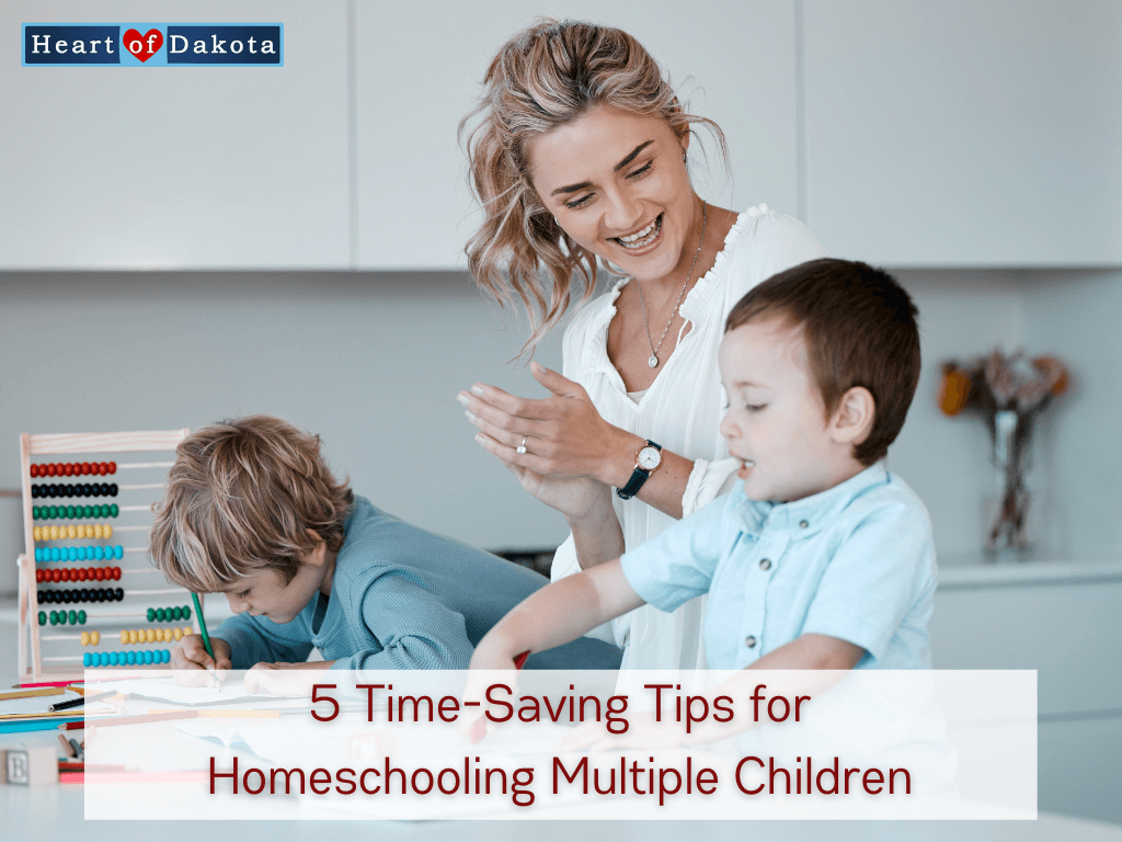Read more about the article 5 Time-Saving Tips for Homeschooling Multiple Children